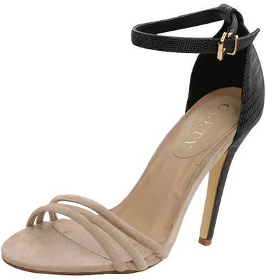 Glety Women white Heels
