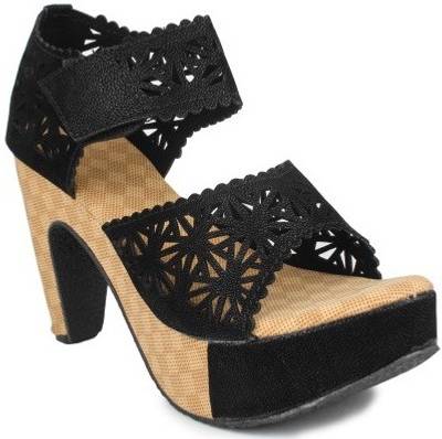 Nshell Women BLACK Heels