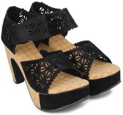 Nshell Women BLACK Heels