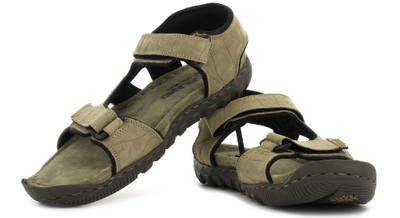 Woodland Men Khaki Sandals