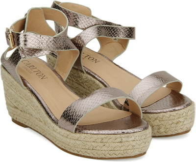 

Carlton London Women Bronze Wedges