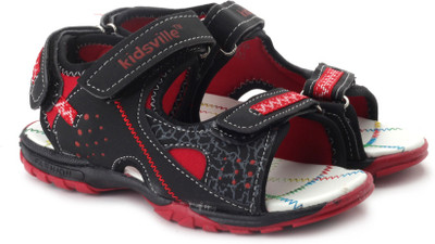 

Kids Ville Boys & Girls Sports Sandals(Black