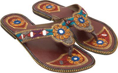

Footrendz Women Burgundy::Blue::Orange::Red Flats