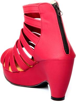 Trilokani Women Red Heels