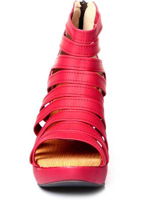 Trilokani Women Red Heels