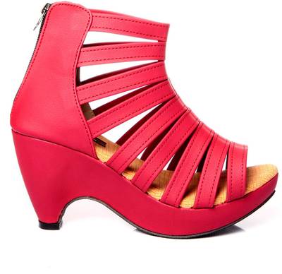 Trilokani Women Red Heels