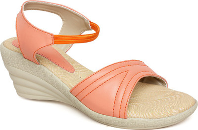 

Bare Soles Women Orange Wedges
