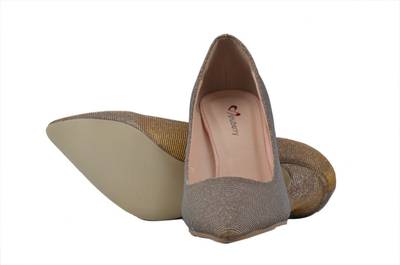Shuberry Women Bronze Heels
