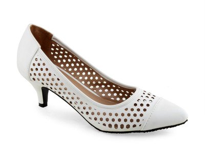 

Shuz Touch Women White Heels