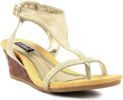 

Kielz Women Golden Wedges