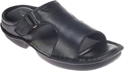 Khadim's Men Black Sandals