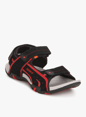 

Sparx Men Black Red Sandals