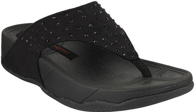 Metro Women 11,Black Flats