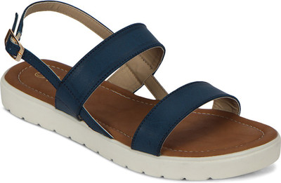 

Flora Women Blue Wedges