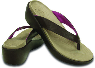 

Crocs Women Brown Wedges