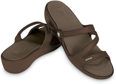 

Crocs Women Brown Wedges