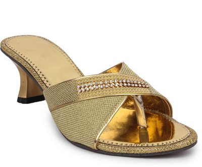

Beonza Women Gold Heels