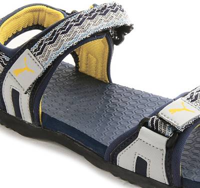 Puma Men dark denim-periscope-dandelion Sports Sandals