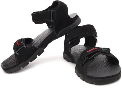 Sparx Men Black Black Sports Sandals
