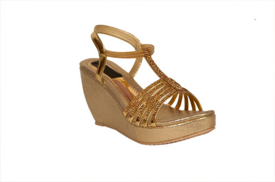 

Bora Bora Women Gold Wedges
