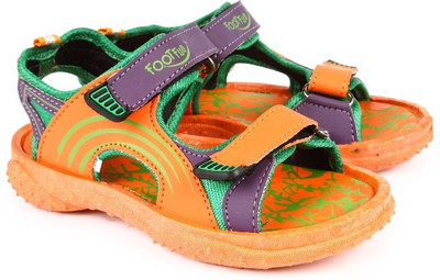 Footfun by Liberty Boys Sports Sandals(Orange