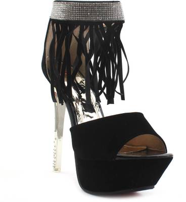 Shuberry Women Black Heels