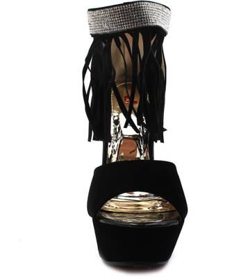 Shuberry Women Black Heels