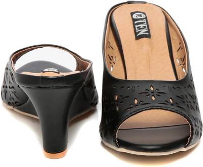 Ten Women Grey Heels