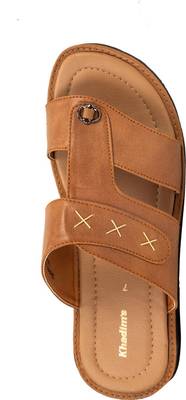 Khadim's Men Yellow/Beige/Gold Sandals
