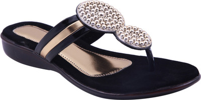 

Adorn Women Black Wedges