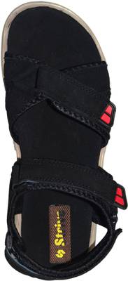 Strive Men Black Sandals
