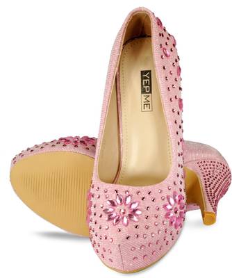 Yepme Women Light Pink Heels