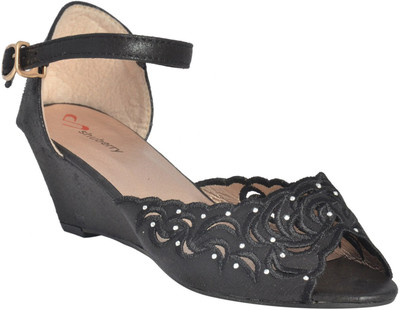 

Shuberry Women Black Wedges