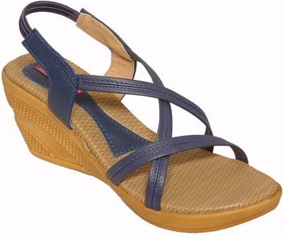 

D&D Women Blue Wedges