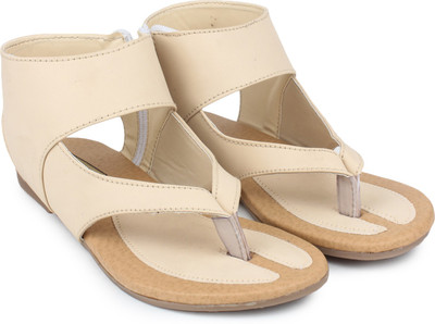 

Moonwalk Women Cream Flats