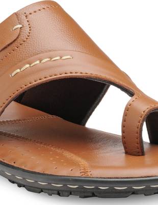 Teakwood Men Black Sandals