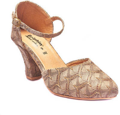 

Dolphin Miles Women Gold Heels
