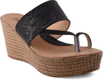 

Bruno Manetti Women Black Wedges