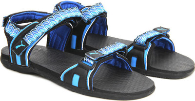 

Puma Men black-princess blue-cloisonne Sports Sandals