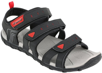 

Fsports Men Black Red Sandals