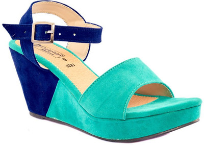 

Dolphin Miles Women Green Wedges