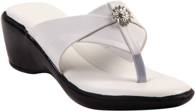 

Adorn Women White Wedges