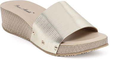 

Bruno Manetti Women Gold Wedges