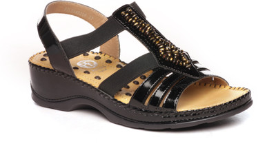 

Pavers England Women BLACK Sports Sandals