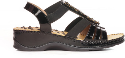 

Pavers England Women BLACK Sports Sandals
