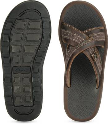 Clarks Men TAN NUBUCK Sports Sandals