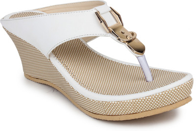 Dignity Women White Wedges