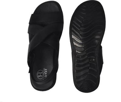Hayst Men Black Sandals