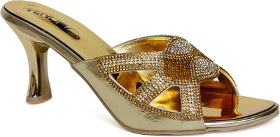 

Vendoz Women Golden Heels