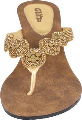 Glitz Women Gold Heels